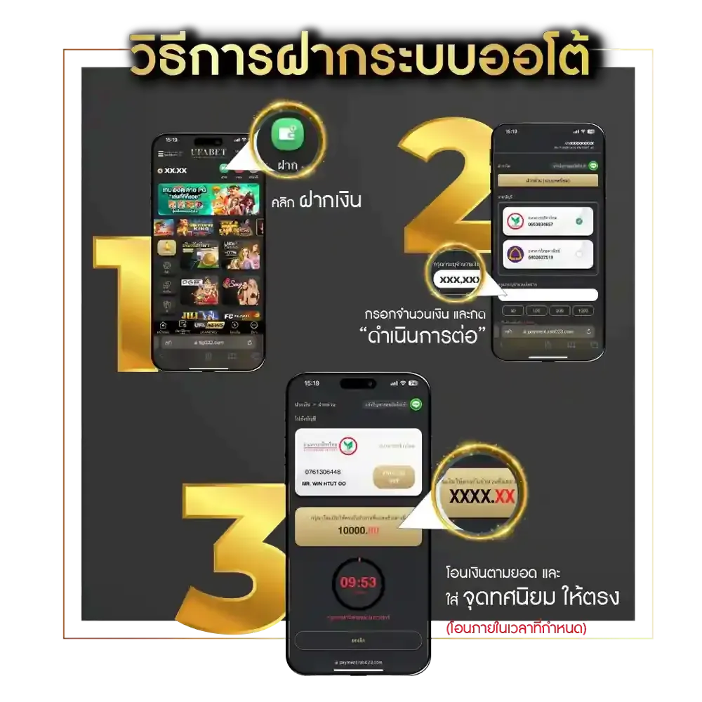 วิธีฝากเงินเเทงบอล UFABET